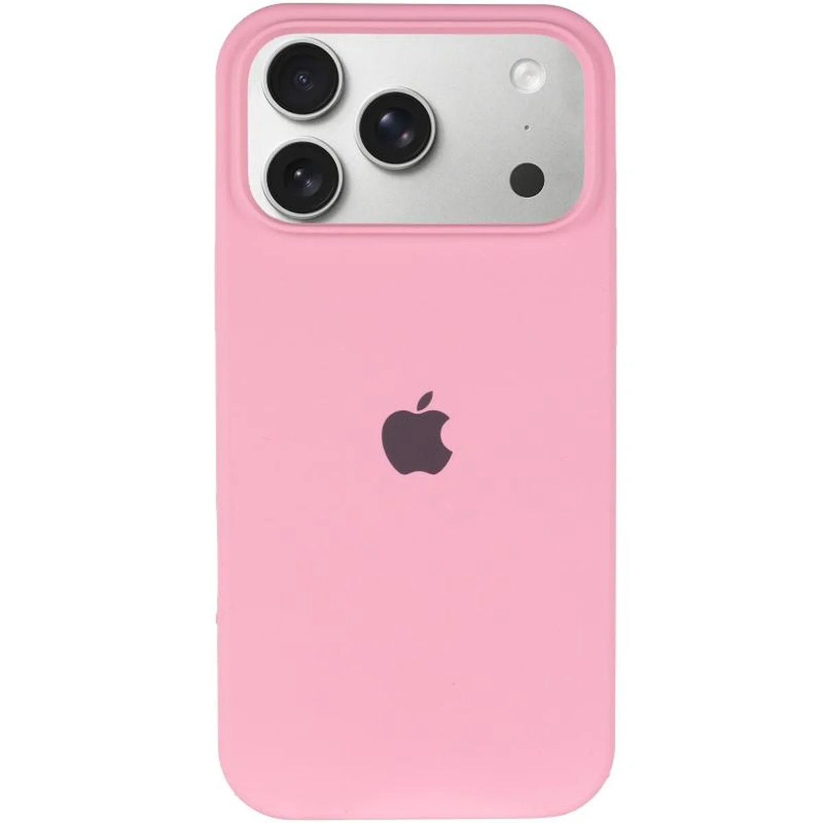 Чехол Silicone Case Full Protective (AA) для Apple iPhone 17 Pro Max (6.9") Розовый / Light pink