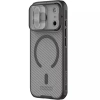 Карбонова накладка Nillkin CamShield Pro Magnetic для Apple iPhone 17 Pro Max (6.9") Transparent black