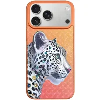 Чехол TPU+PC Crystal Hunt with MagSafe для Apple iPhone 17 Pro Max (6.9") Orange