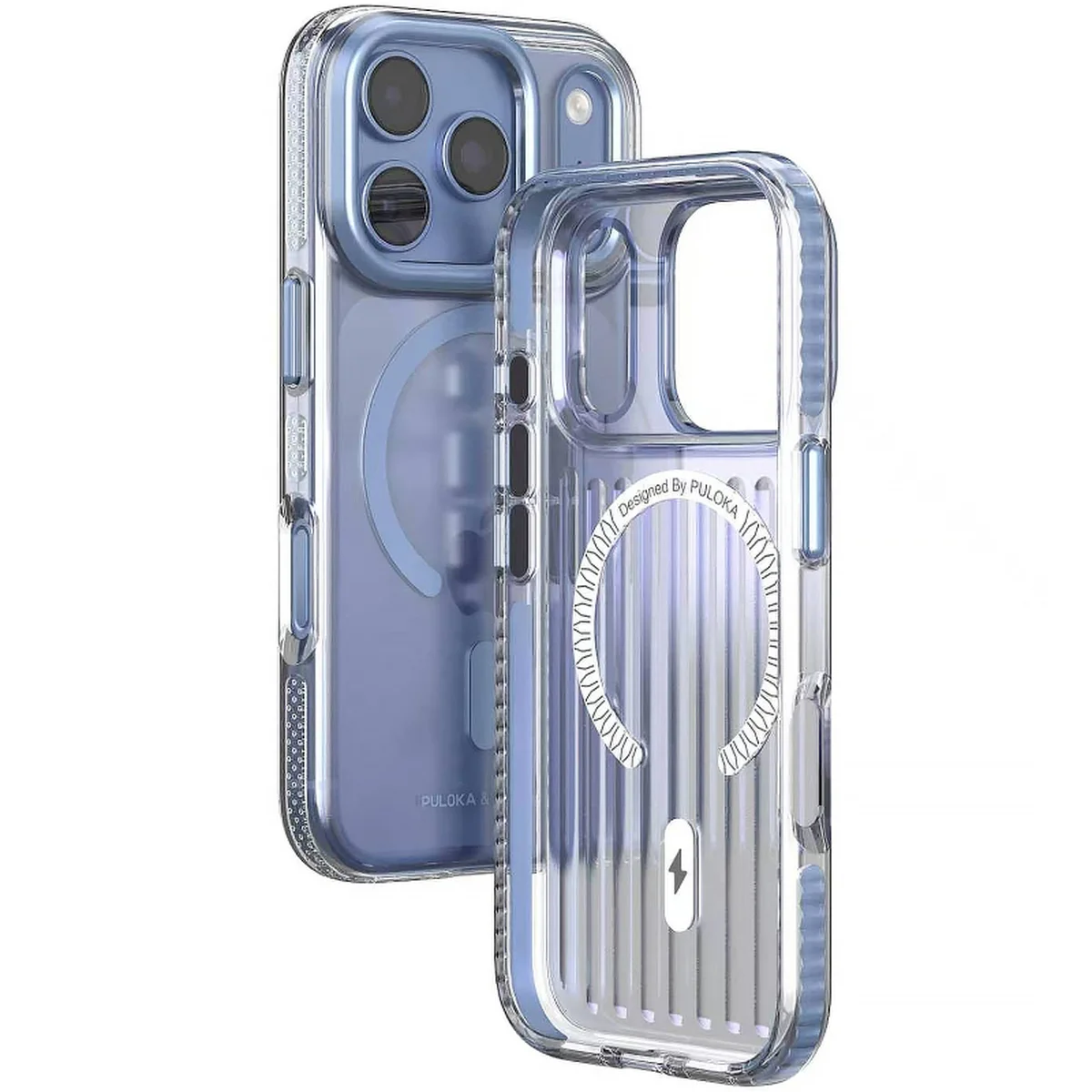 Чехол TPU+PC Puloka Resplendent with Magnetic Fit для Apple iPhone 17 Pro Max / 18 Pro Max (6.9") Light Blue