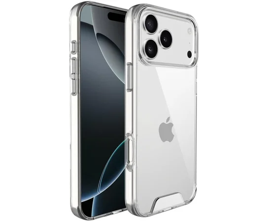Чохол TPU Space Case transparent для Apple iPhone 17 Pro Max (6.9") Прозорий