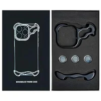 Чехол Minimalist Metal Bumper для Apple iPhone 17 Pro Max (6.9") Black