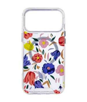 TPU+PC чохол Clear Garden with MagSafe для Apple iPhone 17 Pro Max (6.9") Tropical Art
