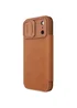 Кожаный чехол-книжка Nillkin Qin Pro Camshield для Apple iPhone 17 Pro Max (6.9") Brown