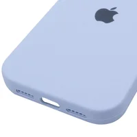 Чехол Silicone Case (AA) Logo with MagSafe для Apple iPhone 17 Pro Max (6.9") Голубой / Lilac Blue
