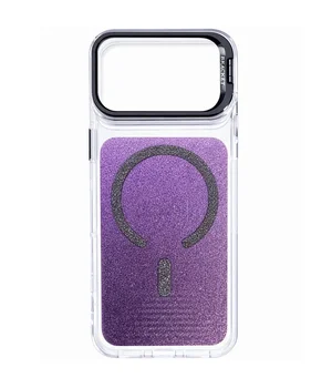 Чехол TPU+PC Jewel Sparkle with MagSafe для Apple iPhone 17 Pro Max (6.9") Violet Shimmer