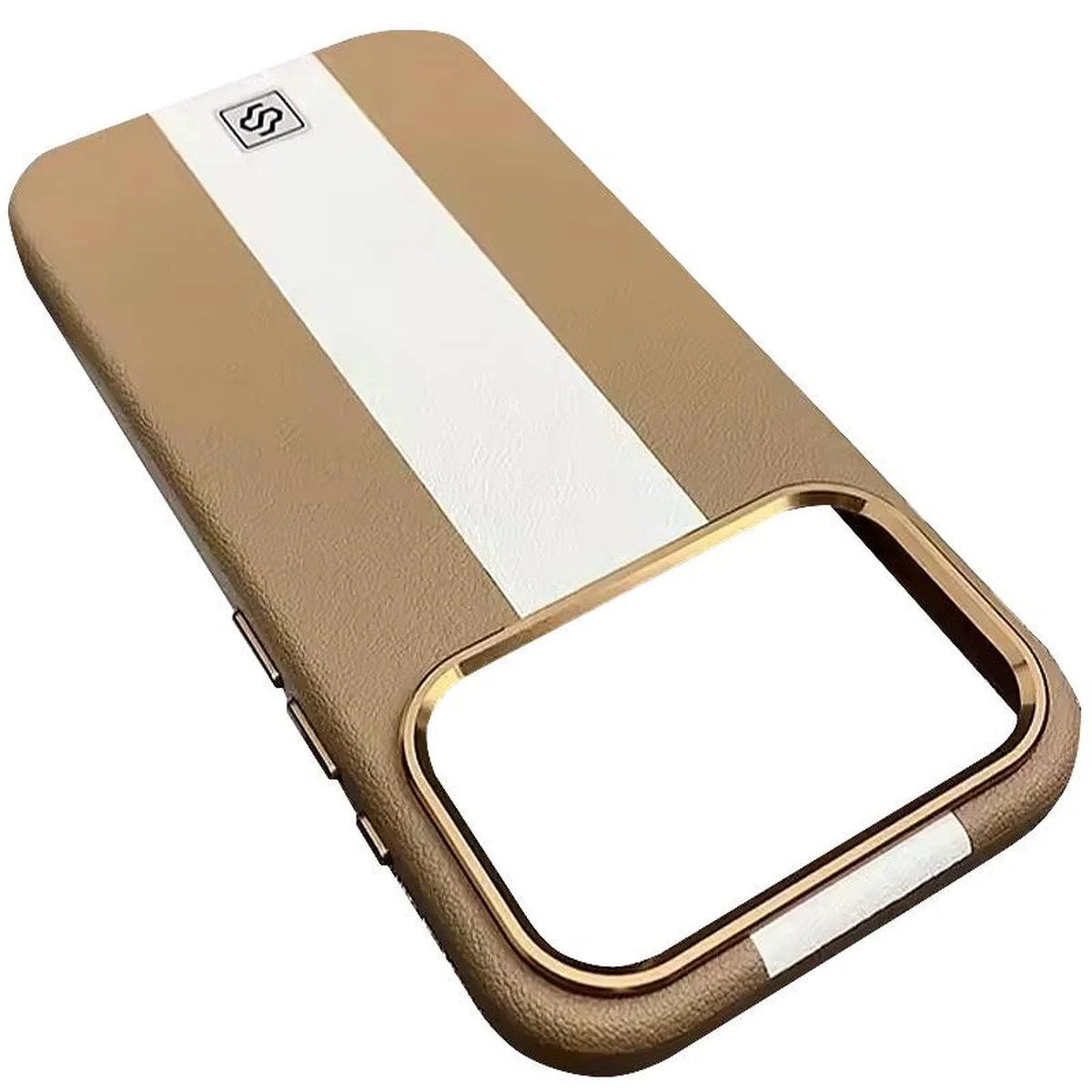 Кожаный чехол Rally with MagSafe для Apple iPhone 17 Pro Max (6.9") Beige / White
