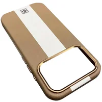Кожаный чехол Rally with MagSafe для Apple iPhone 17 Pro Max (6.9") Beige / White