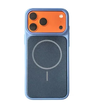 Чехол TPU TechWoven Hybrid with MagSafe для Apple iPhone 17 Pro Max (6.9") Blue