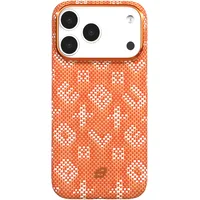 TPU+PC чехол Blueo Gilded Tactile Woven with MagSafe для Apple iPhone 17 Pro Max (6.9") Orange