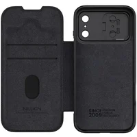 Кожаный чехол-книжка Nillkin Qin Pro Camshield для Apple iPhone 17 Pro Max (6.9") Black