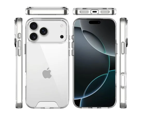 Чохол TPU Space Case transparent для Apple iPhone 17 Pro Max (6.9") Прозорий