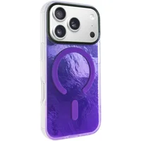 Чехол TPU Shiny Mountain (MagFit) для Apple iPhone 17 Pro Max (6.9") Purple