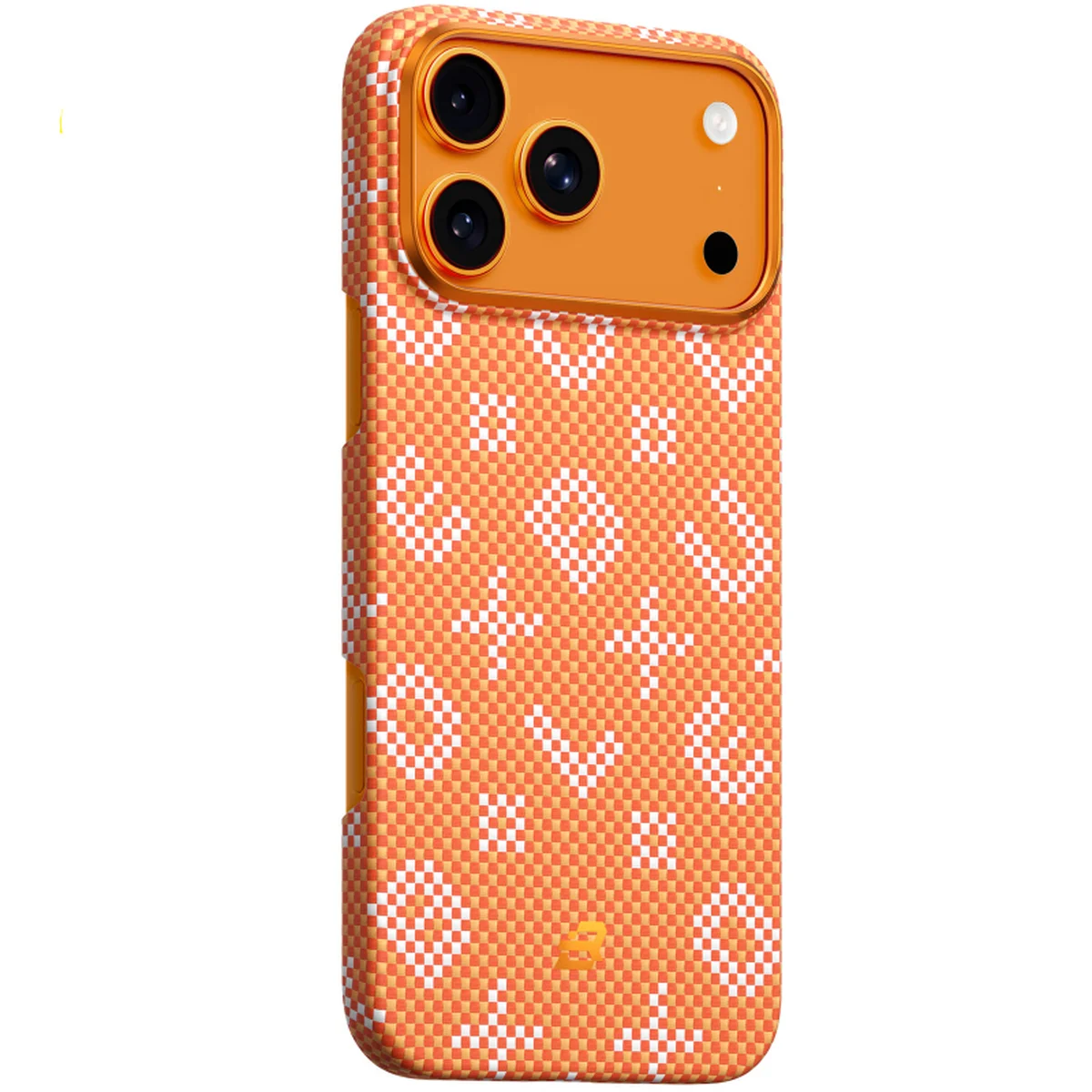 TPU+PC чехол Blueo Gilded Tactile Woven with MagSafe для Apple iPhone 17 Pro Max (6.9") Orange