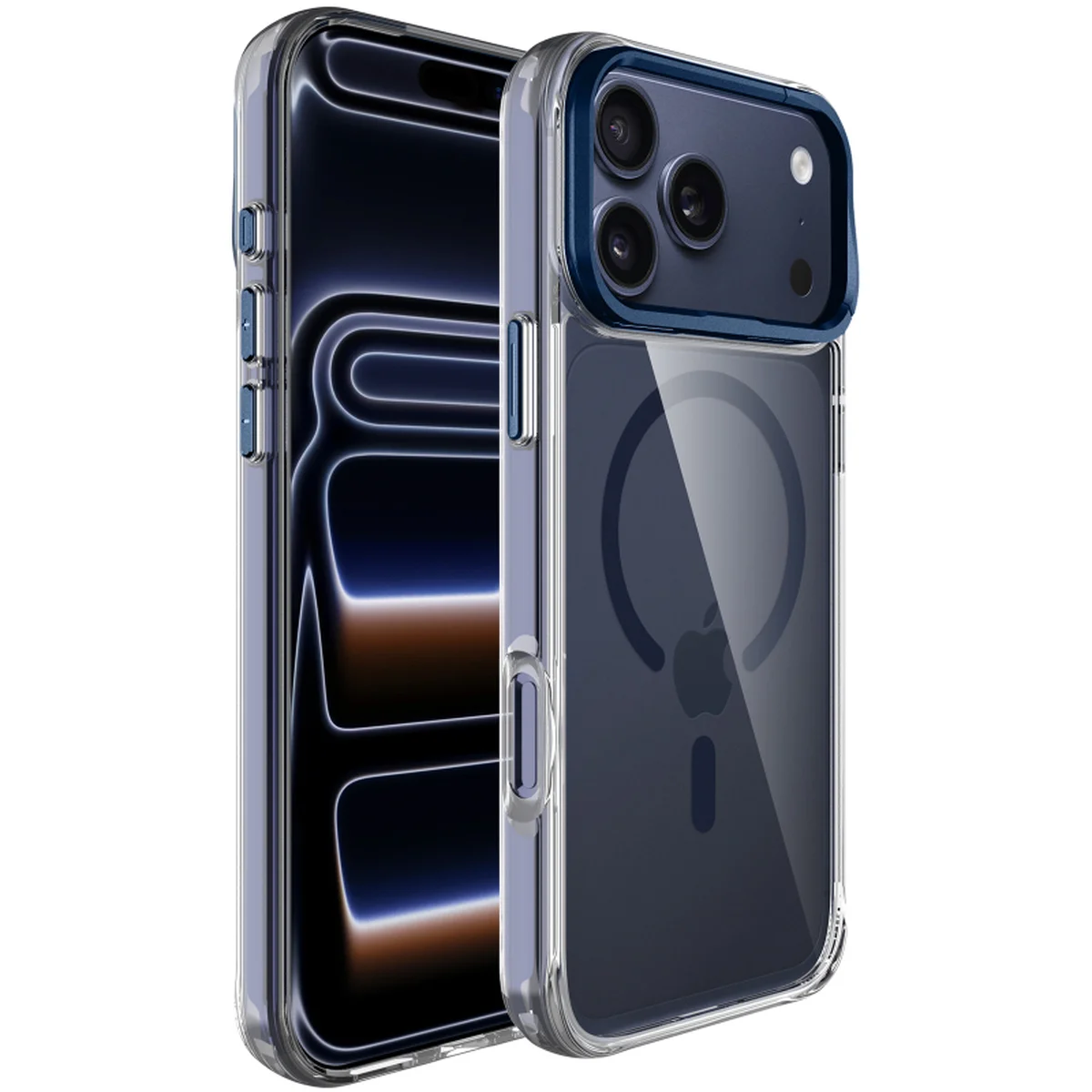 Чехол TPU Space Case Apex with Magnetic Fit для Apple iPhone 17 Pro Max / 18 Pro Max (6.9") Deep Blue
