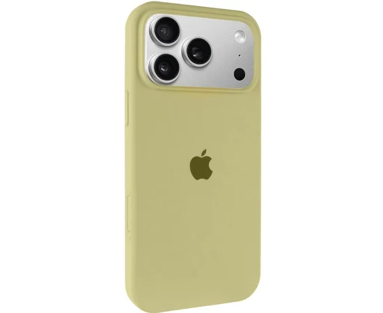 Чехол Silicone Case Full Protective (AA) для Apple iPhone 17 Pro Max (6.9") Желтый / Mellow Yellow