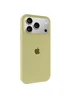 Чехол Silicone Case Full Protective (AA) для Apple iPhone 17 Pro Max (6.9") Желтый / Mellow Yellow