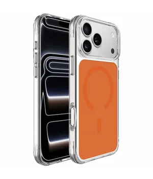 Чохол TPU+PC Space Pure Color with Magnetic Fit для Apple iPhone 17 Pro Max / 18 Pro Max (6.9") Orange