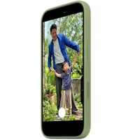 Чехол Silicone case (AAA) with Magsafe and Animation для Apple iPhone 17 Pro Max (6.9") Light Moss