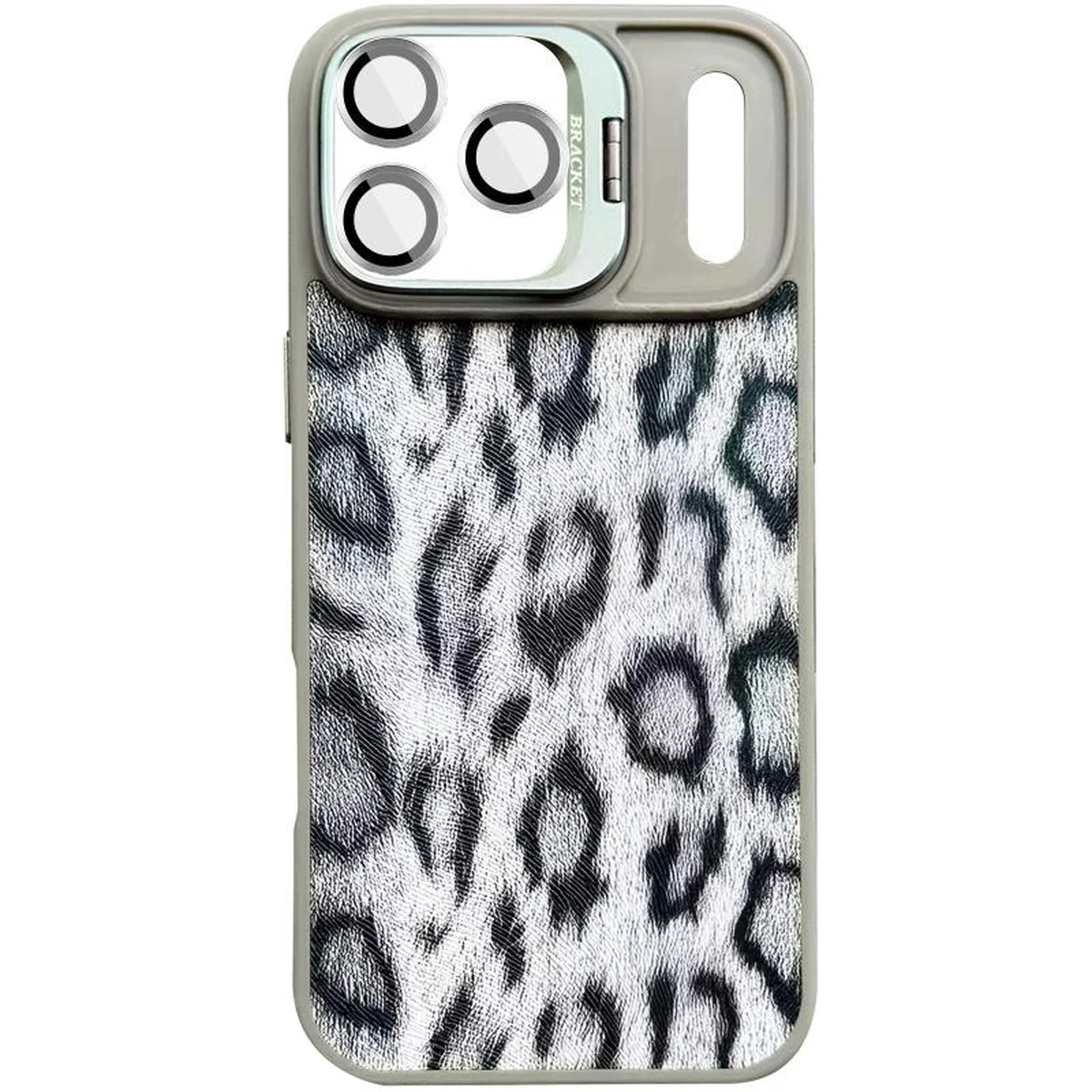 Чохол TPU+PC Wild Leopard with MagSafe and Lens для Apple iPhone 17 Pro Max (6.9") Grey