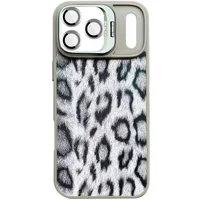 Чохол TPU+PC Wild Leopard with MagSafe and Lens для Apple iPhone 17 Pro Max (6.9") Grey