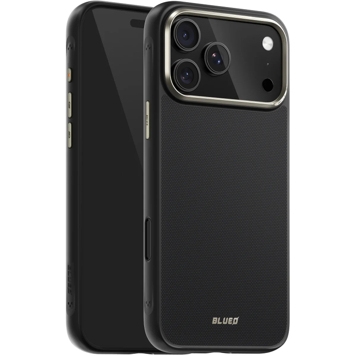 TPU+PC чехол Blueo Aramid Fiber with MagSafe для Apple iPhone 17 Pro Max (6.9") Black