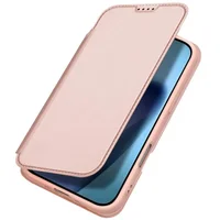Чехол-книжка Dux Ducis с карманом для визиток для Apple iPhone 17 Pro Max (6.9") Rose Gold