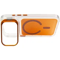 Чехол TPU+PC Jewel Sparkle with MagSafe для Apple iPhone 17 Pro Max (6.9") Orange Sparkle
