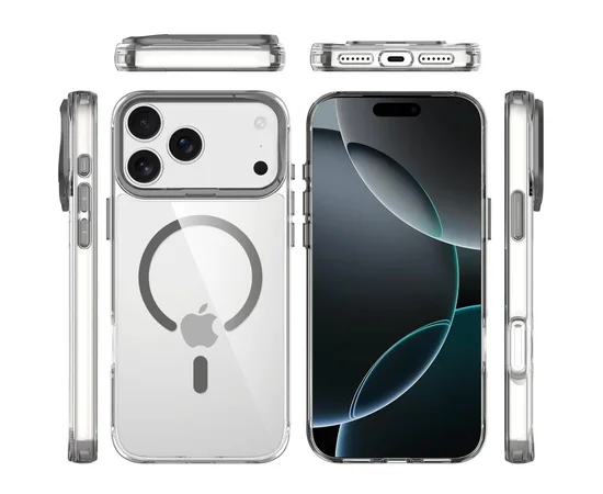 Чохол TPU Space Case Apex with MagSafe для Apple iPhone 17 Pro Max (6.9") Grey