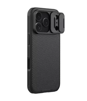 Карбоновая накладка Nillkin CamShield Pro Magnetic для Apple iPhone 17 Pro Max (6.9") Black Карбоновая накладка Nillkin CamShield Pro Magnetic для Apple iPhone 17 Pro Max (6.9") Black