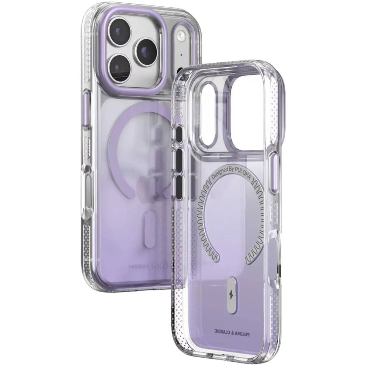 Чехол TPU+PC Puloka Resplendent with Magnetic Fit для Apple iPhone 17 Pro Max / 18 Pro Max (6.9") Purple