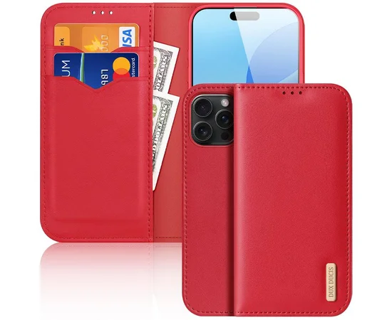 Чохол-книжка Dux Ducis Hivo для Apple iPhone 17 Pro Max (6.9") Red