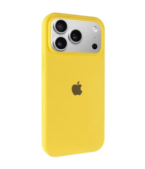 Чехол Silicone Case Full Protective (AA) для Apple iPhone 17 Pro Max (6.9") Желтый / Yellow