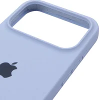 Чехол Silicone Case (AA) Logo with MagSafe для Apple iPhone 17 Pro Max (6.9") Голубой / Lilac Blue