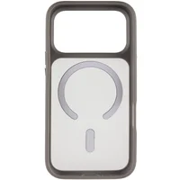 TPU+PC чехол Metal Buttons with Magnetic Fit для Apple iPhone 18 Pro Max / 17 Pro Max (6.9") Серый / Grey