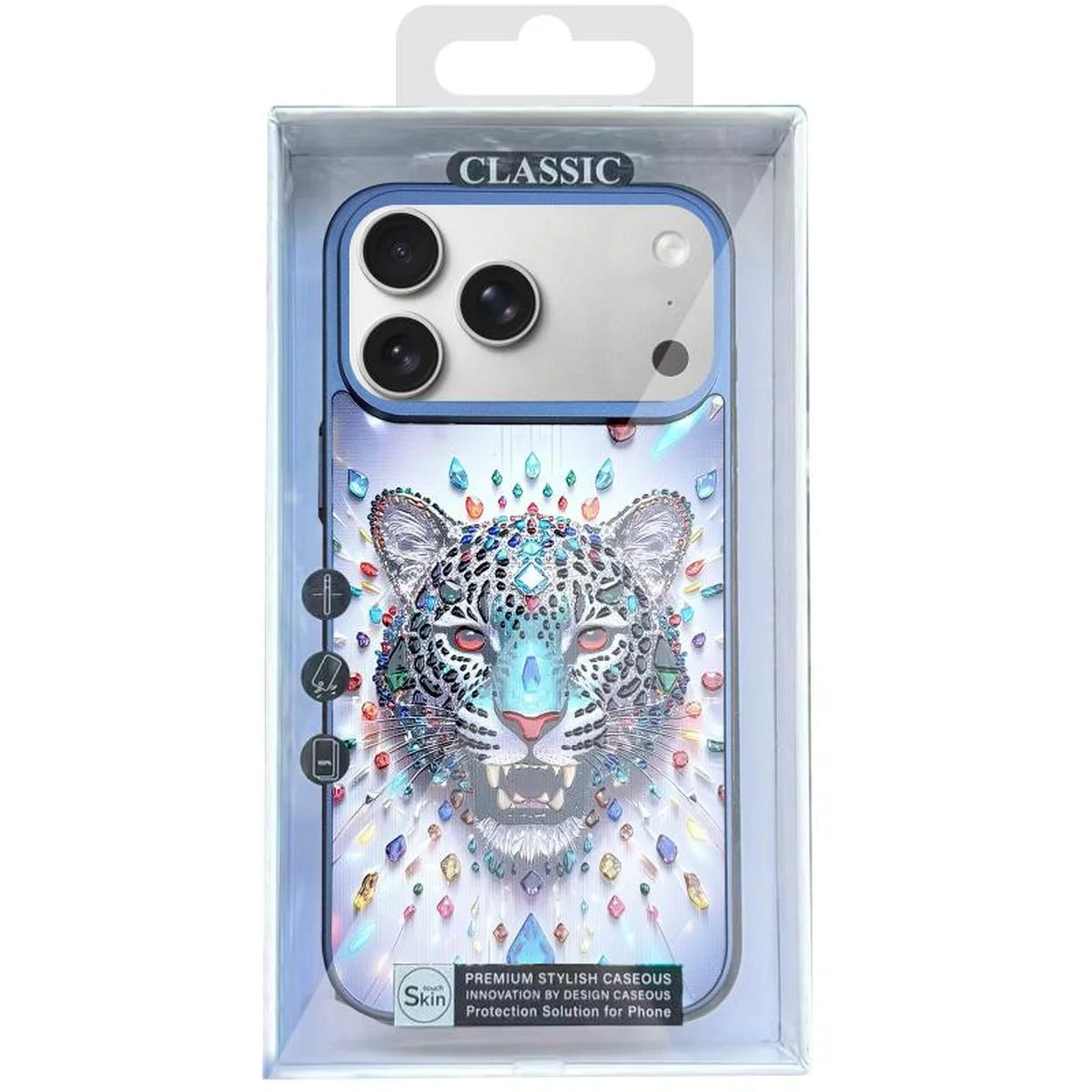 Чехол TPU+PC Crystal Hunt with MagSafe для Apple iPhone 17 Pro Max (6.9") Blue
