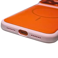 Чохол TPU TechWoven Hybrid with MagSafe Apple iPhone 17 Pro Max (6.9") Pink / Orange