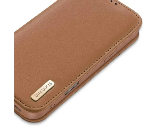 Чехол-книжка Dux Ducis Hivo для Apple iPhone 17 Pro Max (6.9") Brown