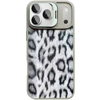 Чохол TPU+PC Wild Leopard with MagSafe and Lens для Apple iPhone 17 Pro Max (6.9") Grey