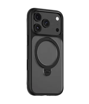 TPU+PC чехол Blueo Skin Friendly 360 Rotatable Stand with MagSafe для Apple iPhone 17 Pro Max (6.9") Black