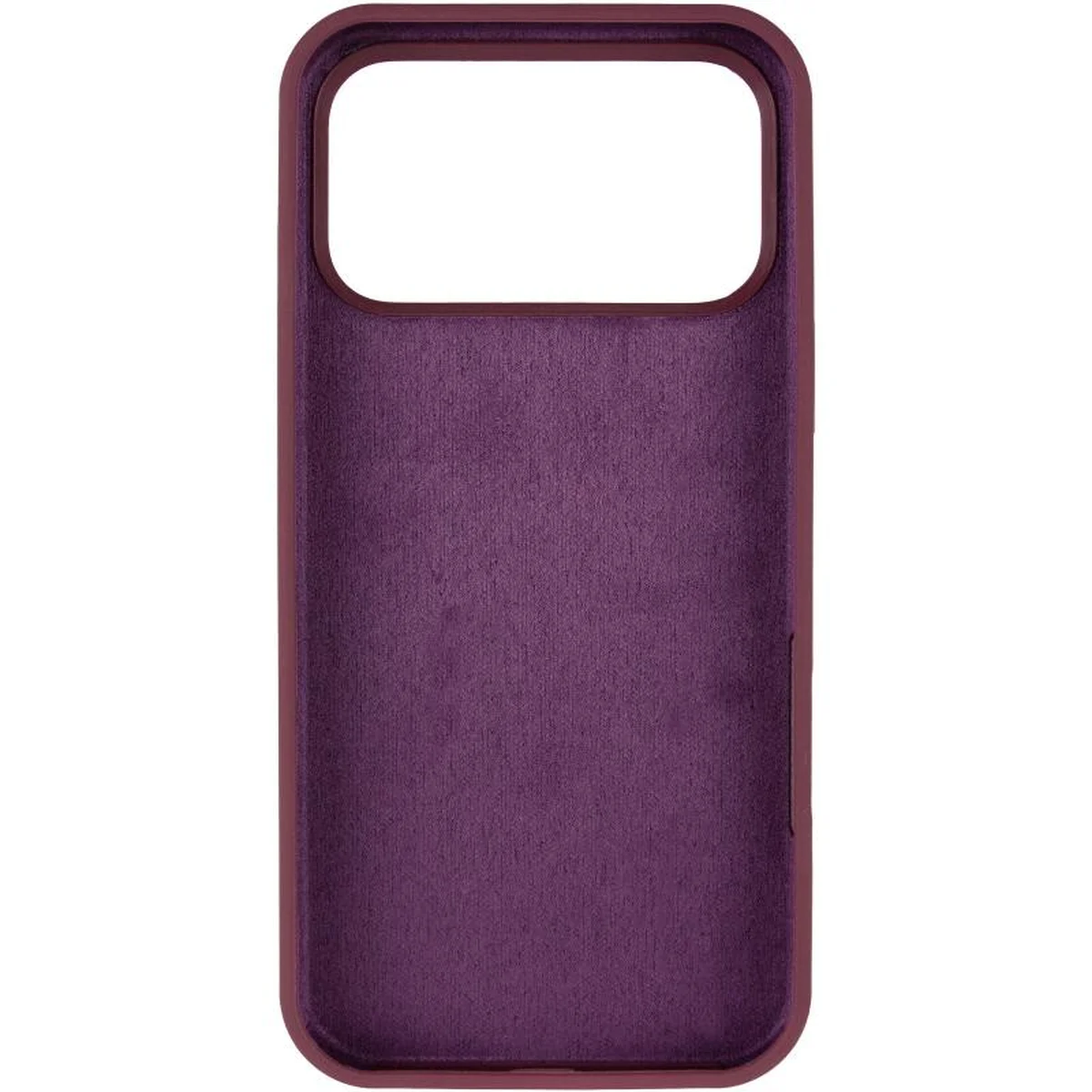 Чехол Silicone Case Full Protective (AA) для Apple iPhone 17 Pro Max (6.9") Бордовый / Plum