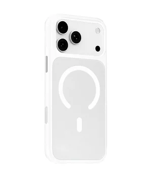 TPU+PC чехол Blueo Skin Friendly Frosted with MagSafe для Apple iPhone 17 Pro Max (6.9") Белый