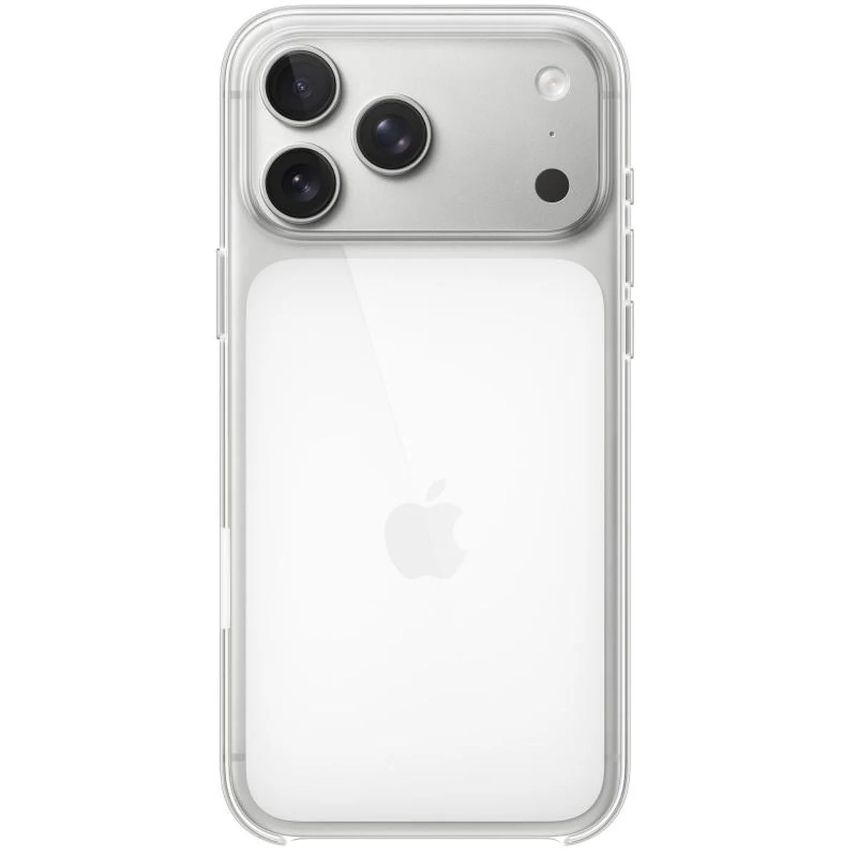 Чехол Clear Case (AAA) with MagSafe and Animation для Apple iPhone 17 Pro Max (6.9") White