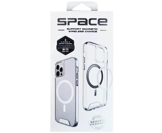 Чехол TPU Space Case with MagSafe для Apple iPhone 17 Pro Max (6.9") Прозрачный