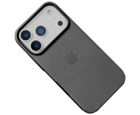 Тканевый чехол TechWoven (AAA) with MagSafe and Animation для Apple iPhone 17 Pro Max (6.9") Black