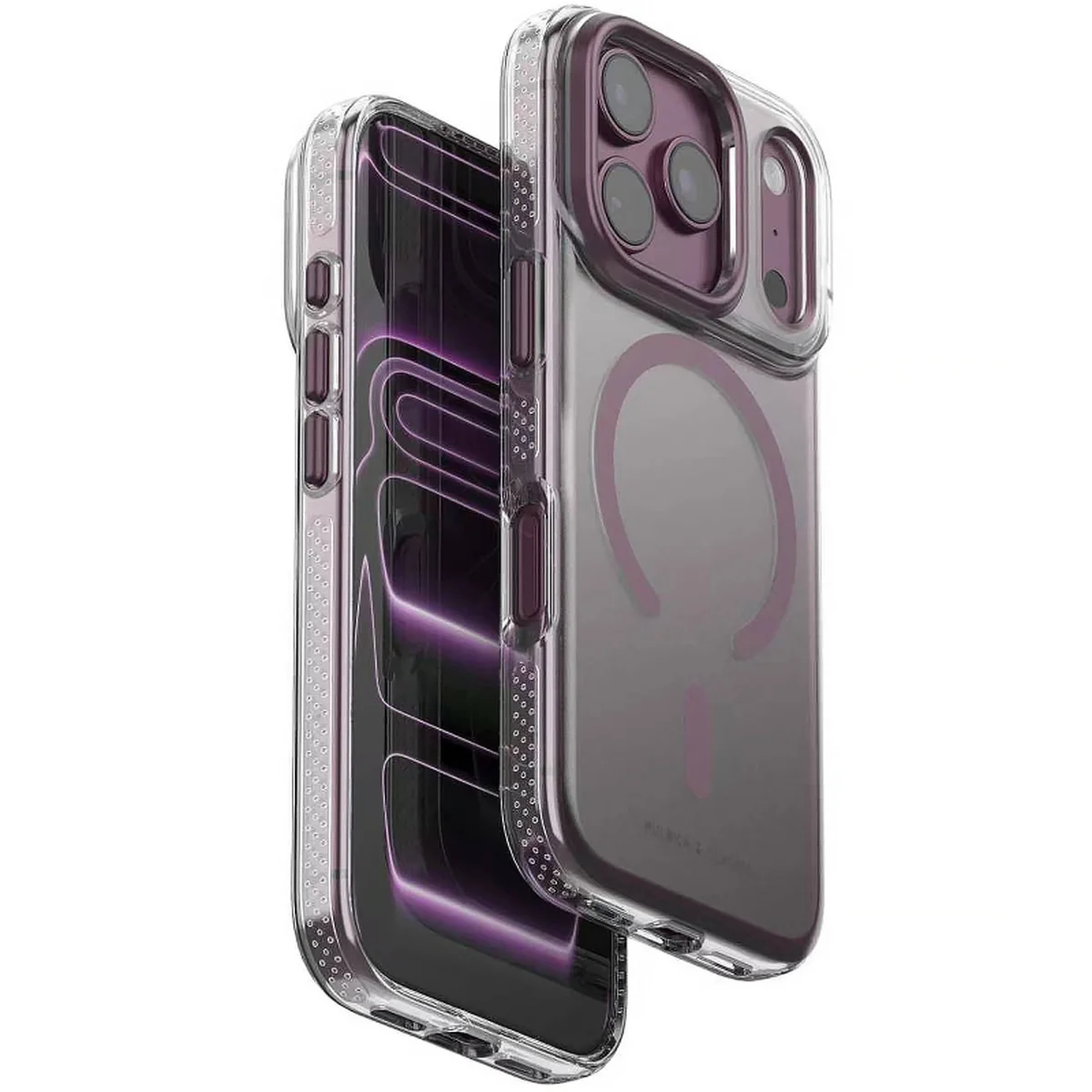 Чехол TPU+PC Puloka Resplendent with Magnetic Fit для Apple iPhone 17 Pro Max / 18 Pro Max (6.9") Dark Cherry