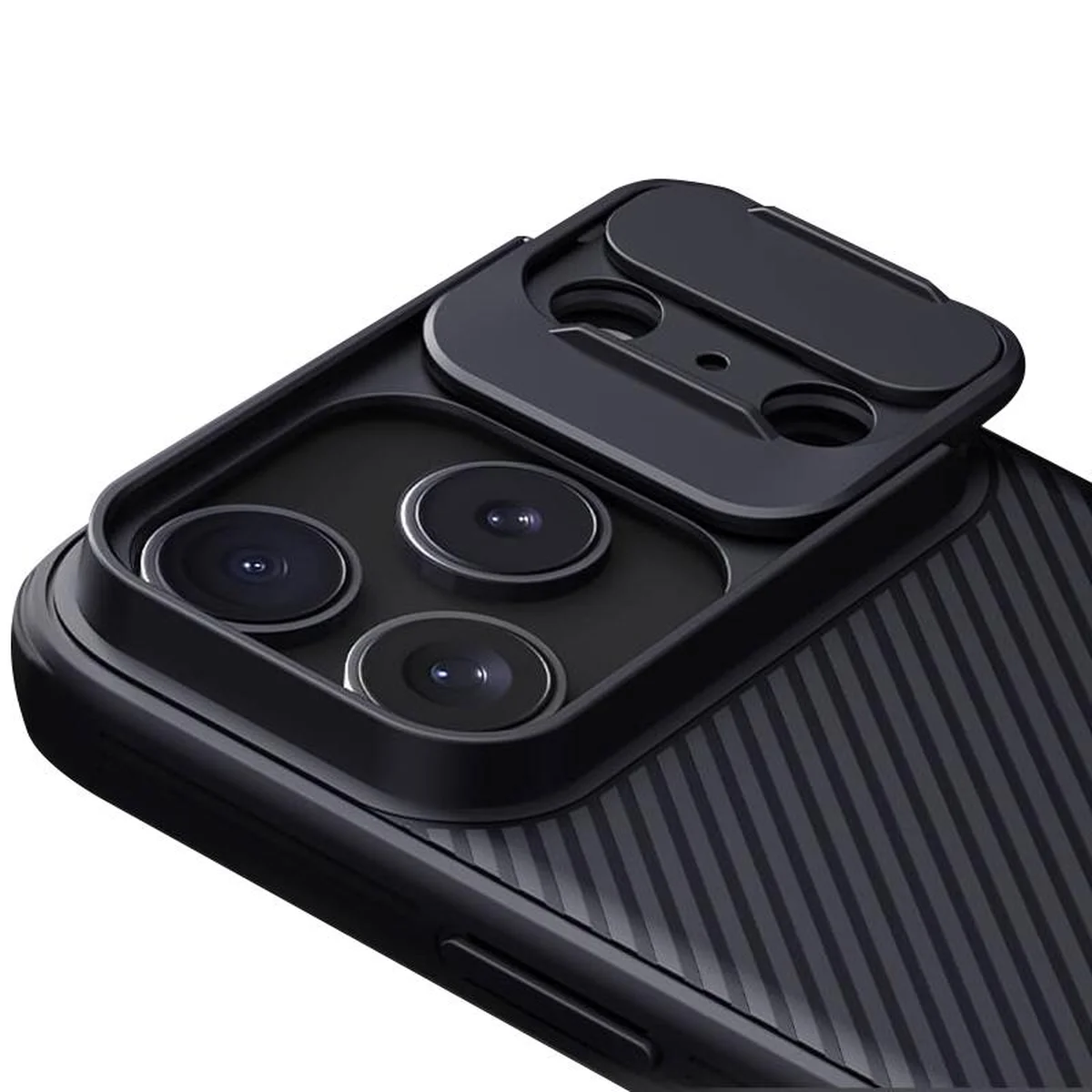 Карбоновая накладка Nillkin CamShield Pro Magnetic для Apple iPhone 17 Pro Max (6.9") Black