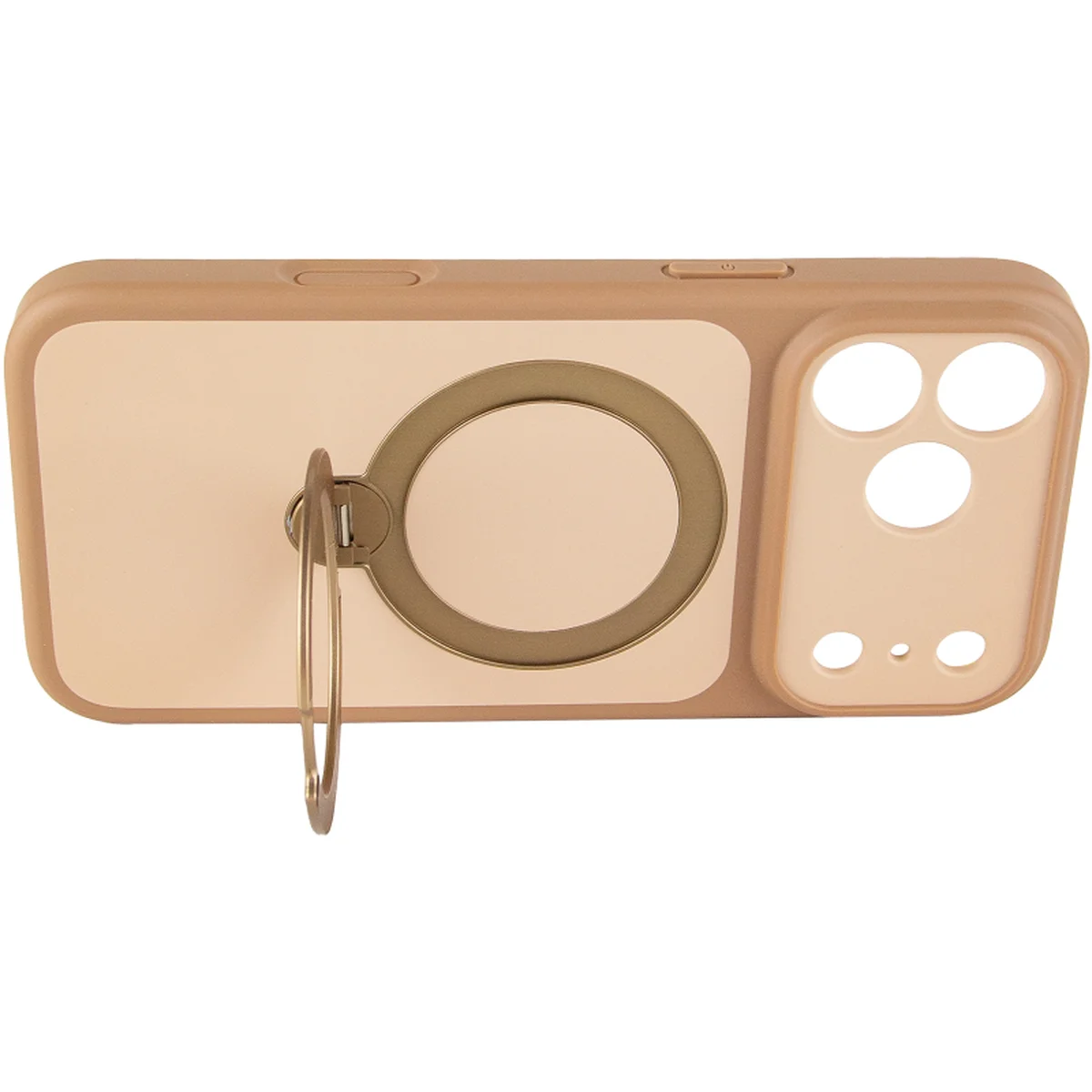 Чехол Ummi Full Camera with Magnetic Fit HQ Ring для Apple iPhone 18 Pro Max / 17 Pro Max (6.9") Brown Gold