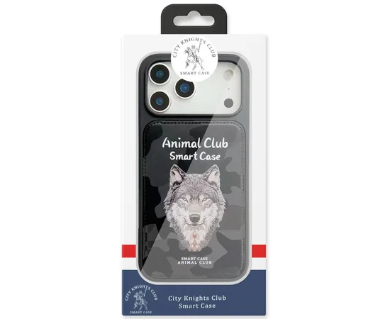 TPU+PC чехол Animal Club для Apple iPhone 17 Pro Max (6.9") Black