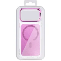 Чехол TPU+PC Jewel Sparkle with MagSafe для Apple iPhone 17 Pro Max (6.9") Pink Ruby